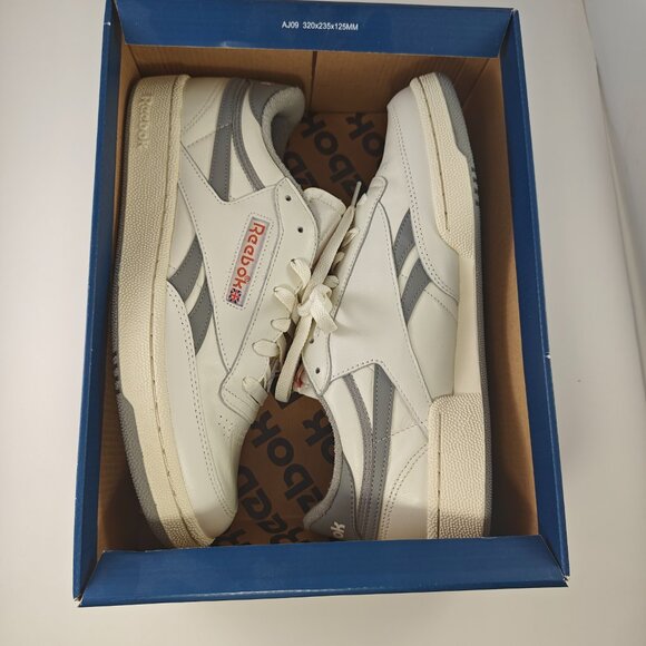 Reebok Club C Revenge Plus White/Grey Sneakers Size US 11 Mens DV7187 - Picture 11 of 12